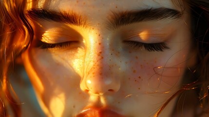 A woman with brown hair and brown eyes