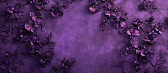 Purple Floral Background