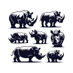 Animal Silhouettes Vector Collection