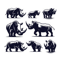 Animal Silhouettes Vector Collection