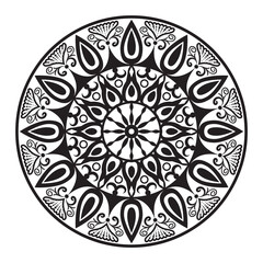 Intricate Mandala Design for Relaxation and Creativity