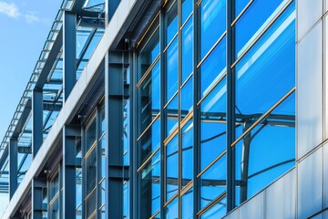 A clock mounted on a pole outside a building, great for time-themed or architecture-related uses