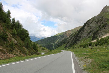 Umbrail mountain pass, Ortler Alps - Cycling the transalpine route Via Claudia Augusta