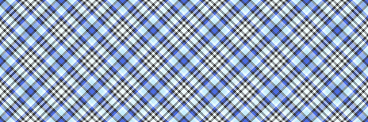 Bold plaid seamless vector, fashion tartan texture background. Realistic fabric pattern check textile in grey and mint cream colors.