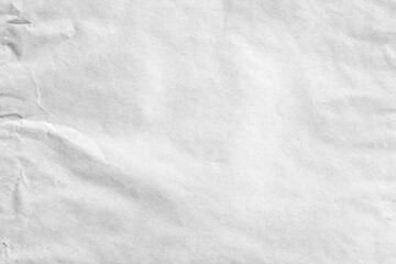 Old crumpled white paper texture