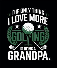 Golfing T-shirt Design