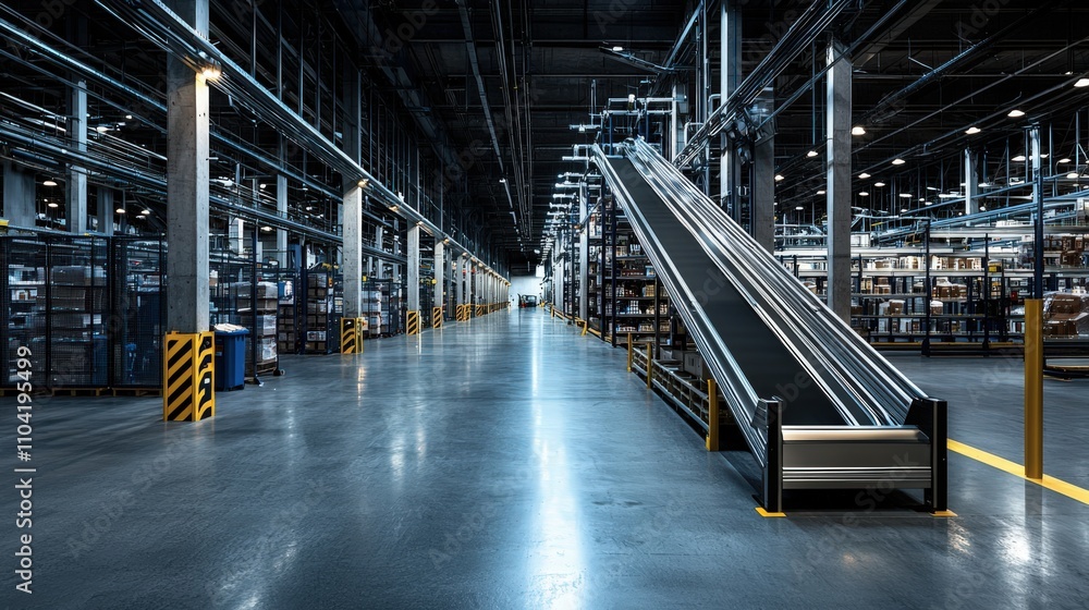 Poster efficient logistics for modern e-commerce warehousing in urban industrial spaces with a focus on pro
