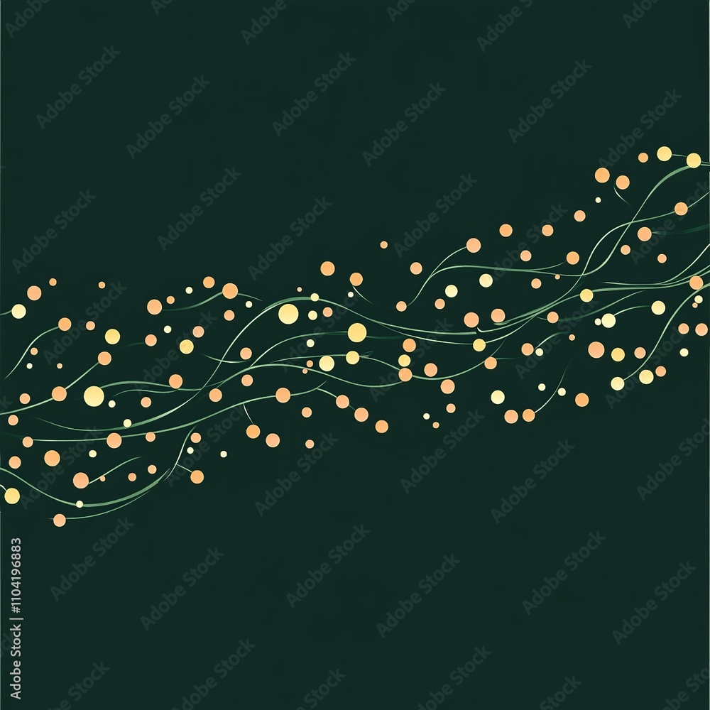 Poster festive christmas-themed vector background with decorative elements and a space for custom text, per