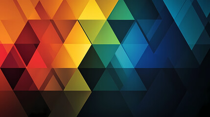 Black multicolor geometric design background with dark triangular shapes abstract polygonal raster for design purposes. Geometric. Illustration