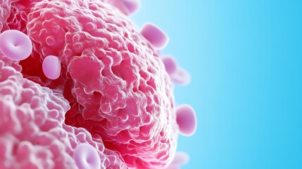 Researcher studying lipid rafts in cell membranes for drug targeting, lipid raft cellular research, pharmaceutical applications
