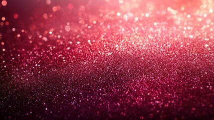 Obraz premium A shimmering background of sparkling pink and red glitter, ideal for festive designs.