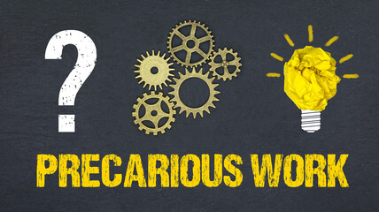 Obraz premium Precarious Work 