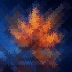 Colorful splashed abstract background. Splash effect and camouflage. Splattered backdrop.