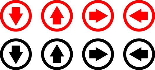 Arrow icons set. Arrow collection. Simple arrow set. Vector illustration