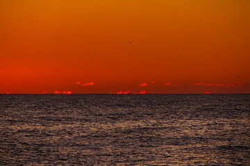 Just Before Sunrise over Lake Michigan