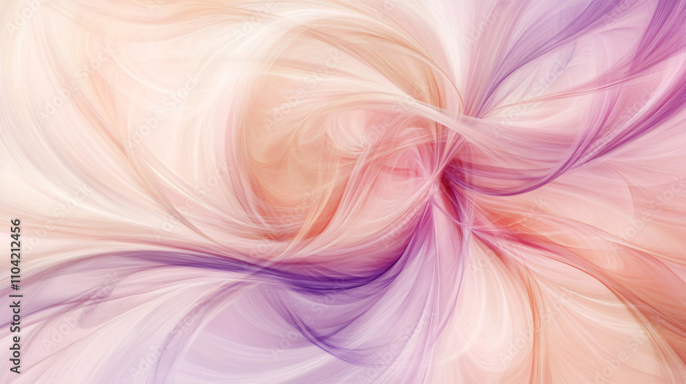 Aufkleber abstract background of swirling pastel tones features soft colors blending harmoniously, creating a 