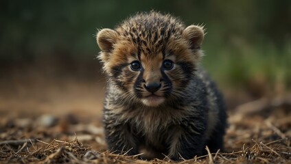 Another baby animal portrait.