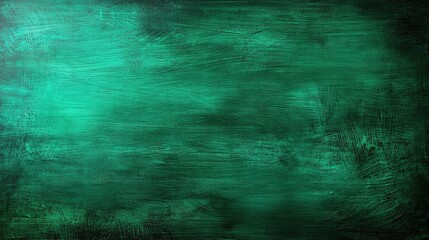 Obraz premium Sophisticated emerald surface with a distressed vintage texture, bordered by soft black shadows for a classic and refined design aesthetic