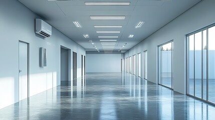 Direct cooling system in commercial buildings