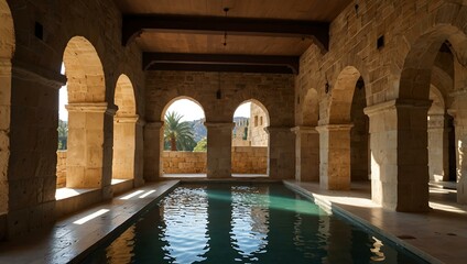 Fototapeta premium Arabic baths in Mallorca.