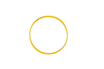 Gold gradient circle. Gold circle ring element
