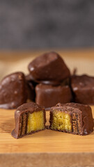 chocolate and hazelnuts