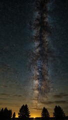 Autumn Milky Way over the Hochschwab region.