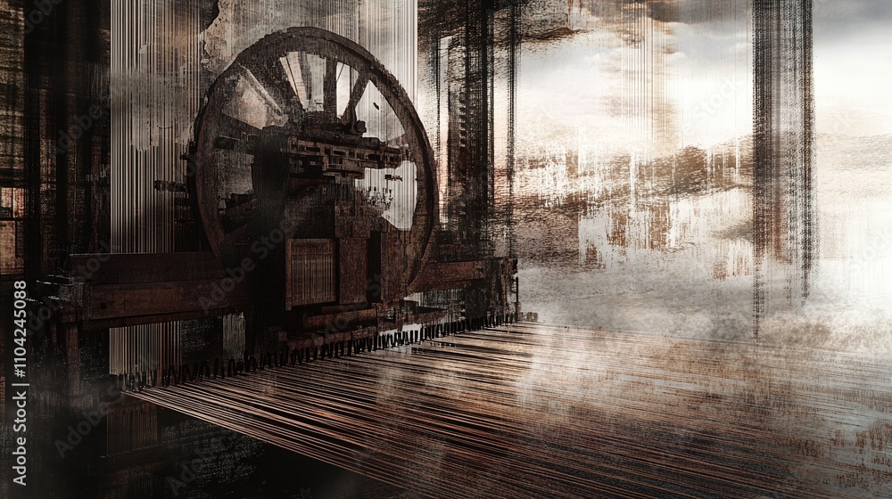 Poster a calendar factory producing measurements for impossible durations operated by chronologists who age