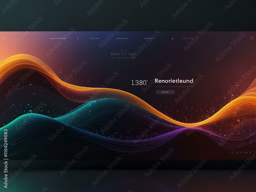 Poster background design for website in 4k or 8k resolution.