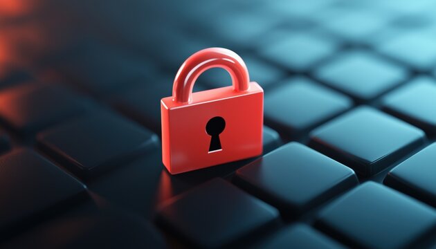 Incorrect Checkmark On Personal Account Requiring Secure Login With Username And Password For Web Cyber Security. Verification For Safety Protection In Technology. 3d Profile Name.