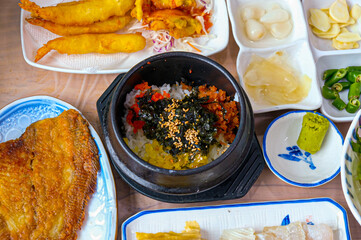 Korean style Fish Roe Rice