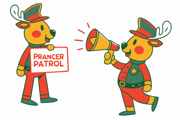 Funny Christmas Car Vroom the Reindeer Tree Hilarious Holiday Ride