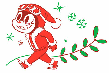 Funny Christmas Car Vroom the Reindeer Tree Hilarious Holiday Ride