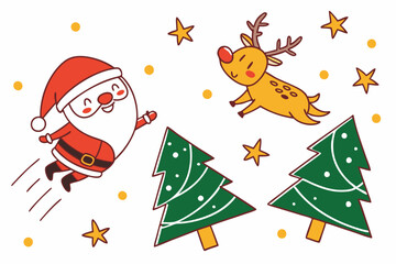 Funny Christmas Blizzard Beamer: Holiday Car Comedy in White