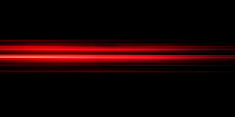 Red line of light speed motion background. red fast movement background design faster. concept texture of digital technology speedy move and space black