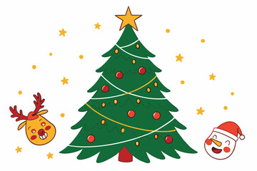 Funny Christmas Car Vroom the Reindeer Tree Hilarious Holiday Ride