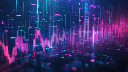 Fototapeta premium Business audit stock financial finance management on analysis data strategy with graph accounting marketing or report chart economy investment research profit concept. Generative AI
