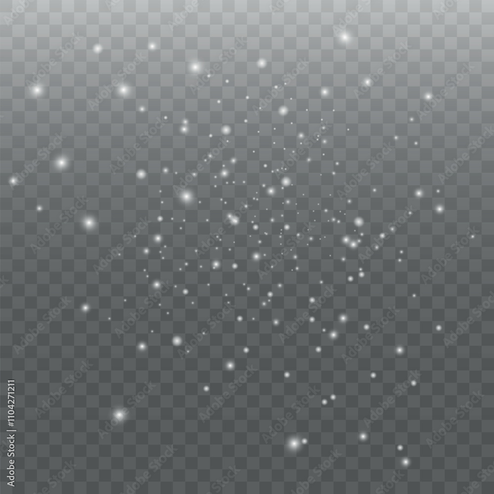 Poster white png dust light. bokeh light lights effect background. christmas background of shining dust chr