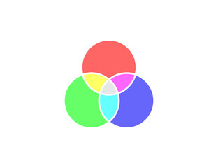 Venn diagram icon. Vector illustration.