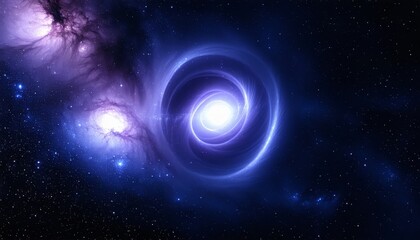 Obraz premium Stunning beautiful outer space background. Sci-fi cosmic wallpaper.