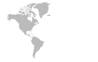 Dotted halftone world map Left hemisphere dot global. Continents of the entire globe. Vector