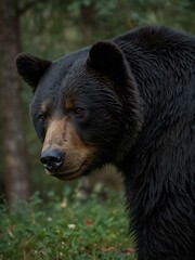Fototapeta premium Black bear (Ursus americanus).