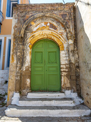 Die bunten Häuser von Symi Griechenland