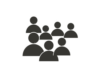 Colleague, corporate icon. Vector illustration.