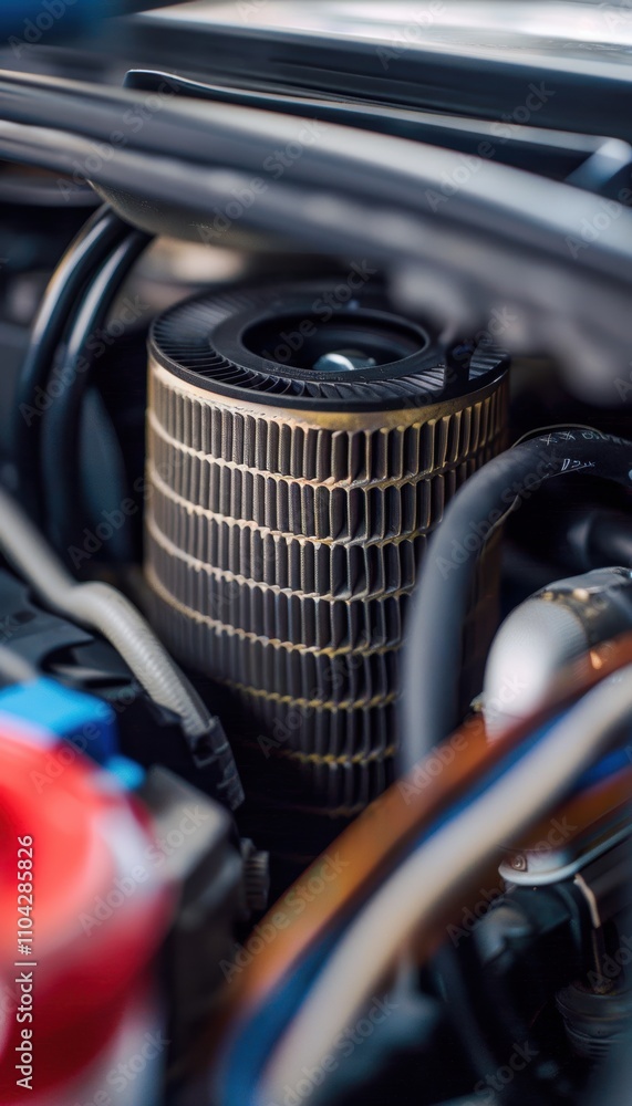 Poster step-by-step car ac filter change guide for optimal maintenance and performance