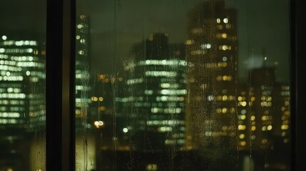 rain outside the window