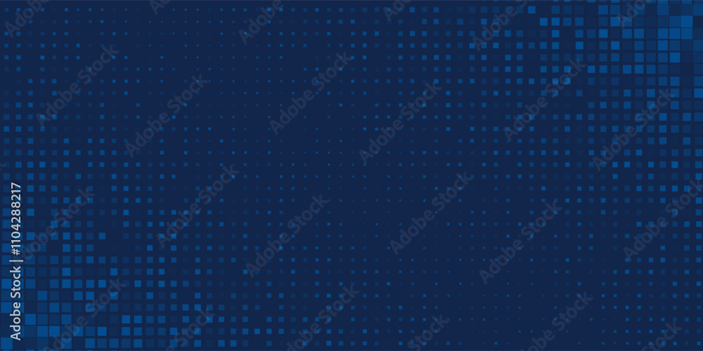 Poster dark blue vector modern geometrical circle abstract background. dotted texture template. geometric p