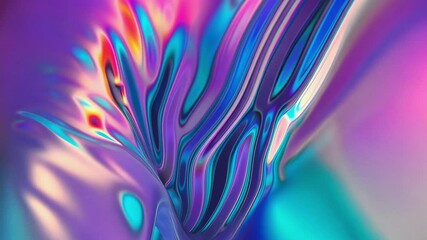 A mesmerizing display featuring an array of colorful, fluid patterns elegantly arranged in an abstract design