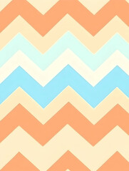 Pastel chevron pattern background.