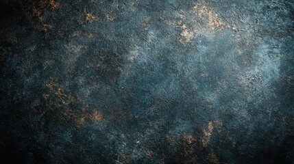 Naklejka premium Textured abstract surface with blue and gold tones for backgrounds